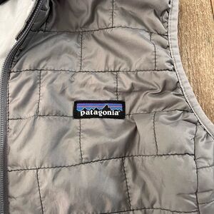 Patagonia packable silver vest